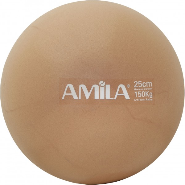 Μπάλα Γυμναστικής Amila Pilates Ball 25cm Χρυσή
