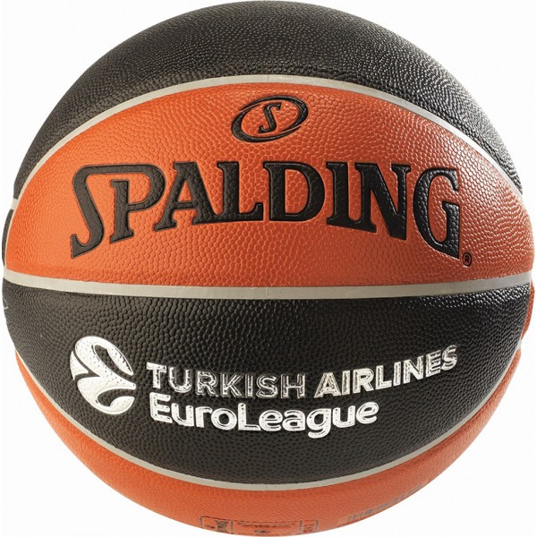 Μπάλα Μπάσκετ Spalding TF 500 Euroleague Official Replica 77 101Z1 (Size 7/Outdoor / Indoor)