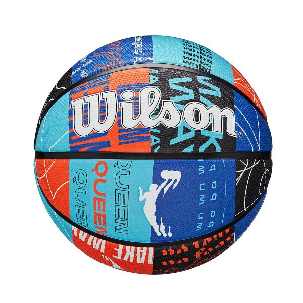 Μπάλα Μπάσκετ Wilson WNBA HEIR DNA BSKT Blue/Orange WZ3009201XB6 (Size 6)