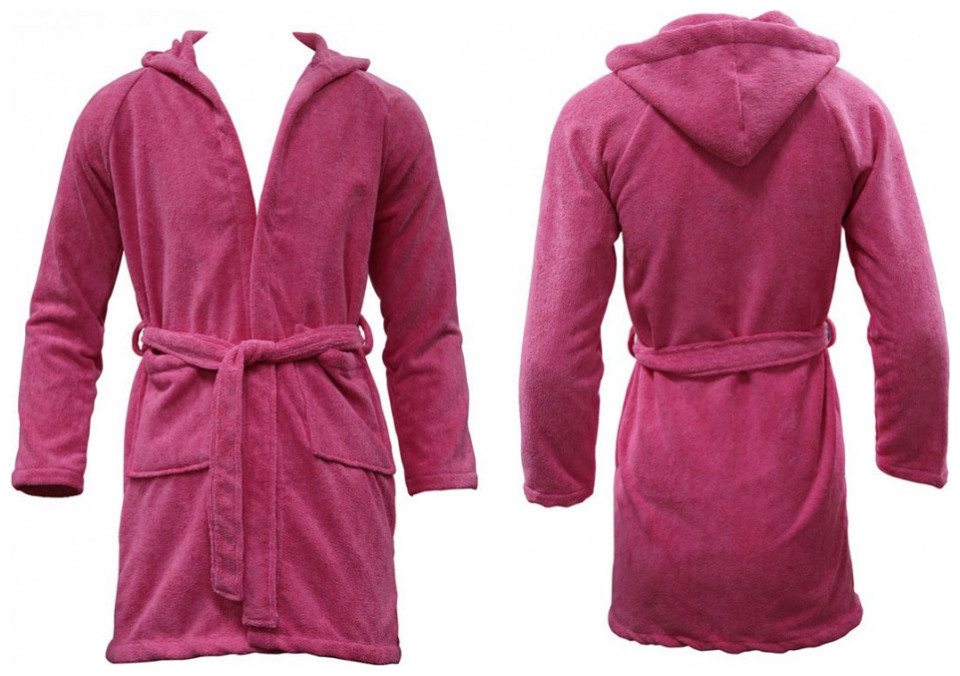 Μπουρνούζι Microfiber Kids Aegean Pink