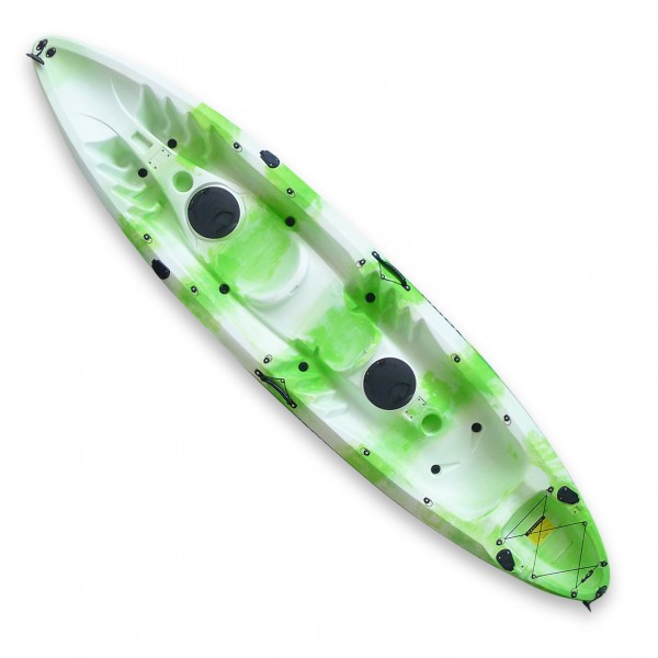Nereus Θαλάσσιο Καγιάκ 2+1 Θέσεων Sck Άσπρο-Πράσινο