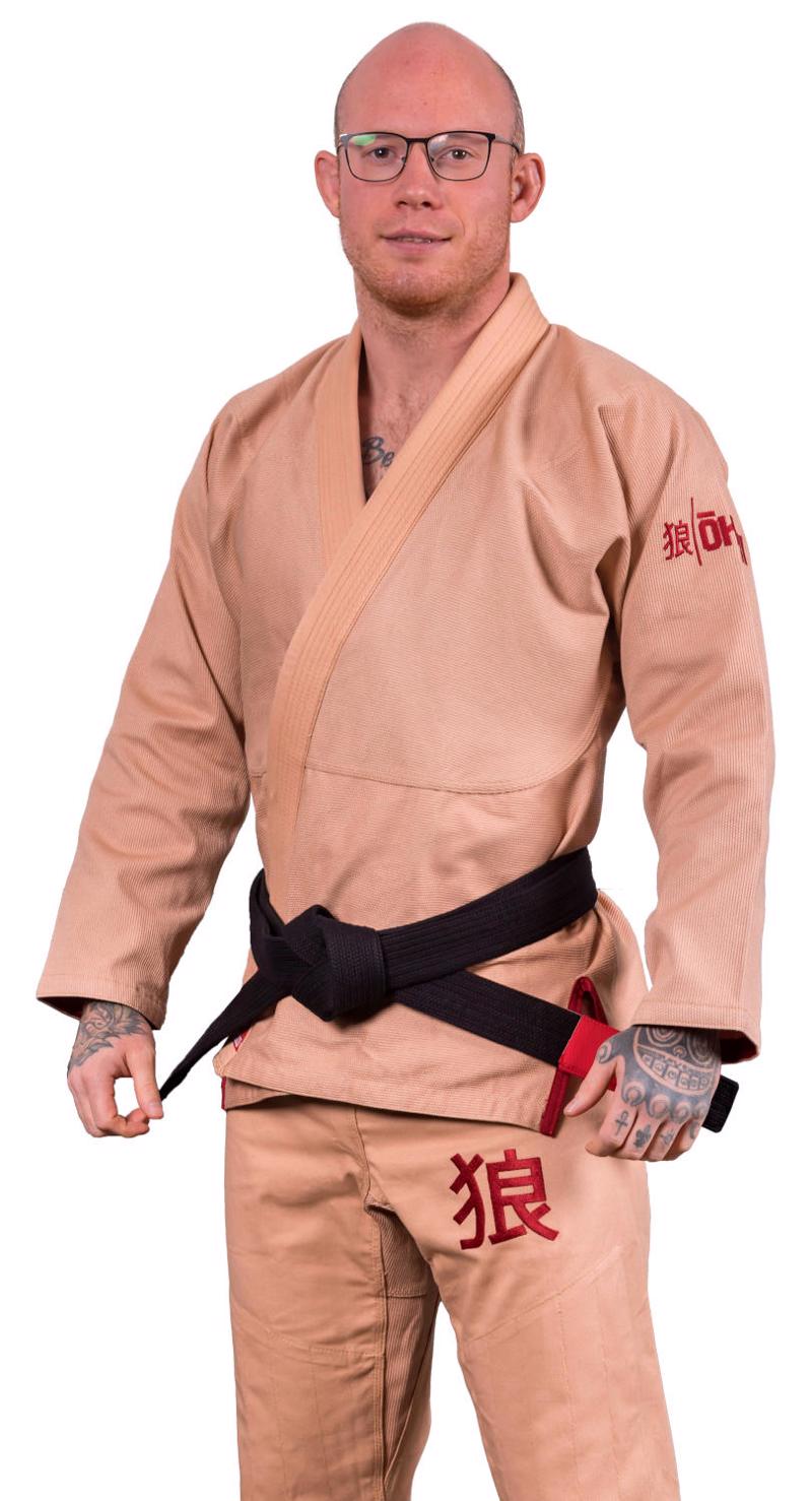 okami kensho BJJ Gi- beige