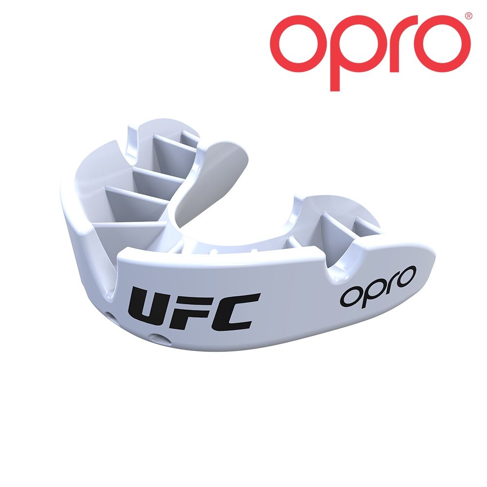 Opro Bronze Kids Mouthguard White