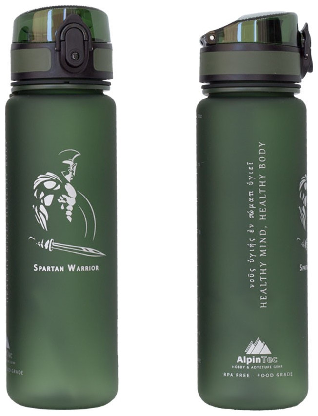 Παγούρι Μαχητής 500ML AlpinTec S-500SP-DG Σκούρο Πράσινο