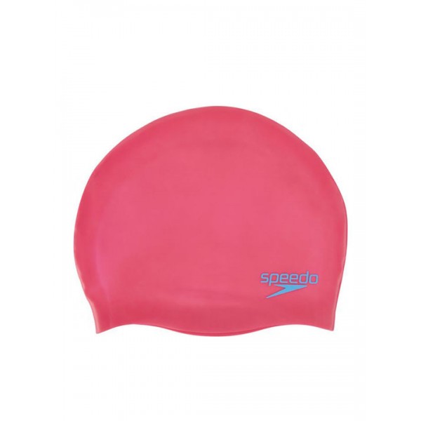 Παιδικό Σκουφάκι Κολύμβησης από Σιλικόνη Speedo Junior Plain Moulded Silicone Cap 70990-F290J (Ρόζ)