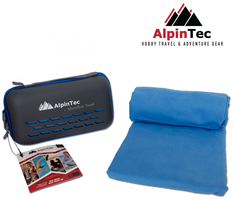 Πετσέτα Microfiber DryFast L 60x120 AlpinPro Blue