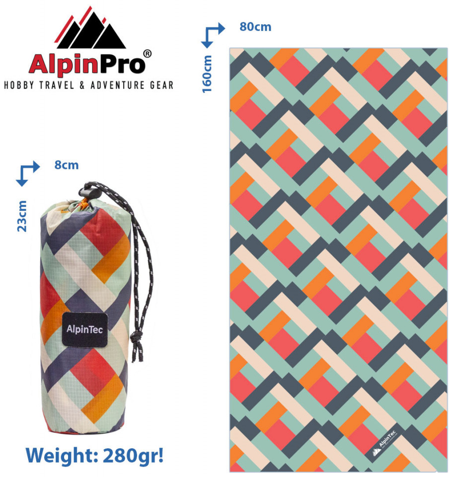 Πετσέτα Microfiber DryFast NORM I XL 80x160 AlpinPro