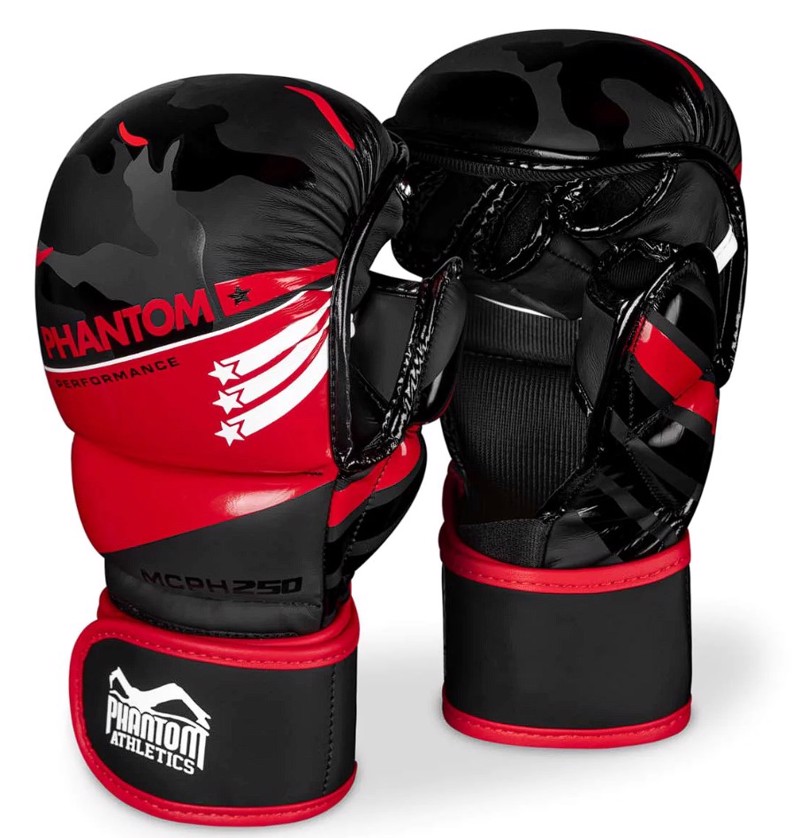 Phantom MMA Sparring Gloves raider - black