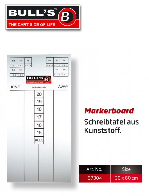 Πίνακας Σημειώσεων Dart 30x60cm Bull's
