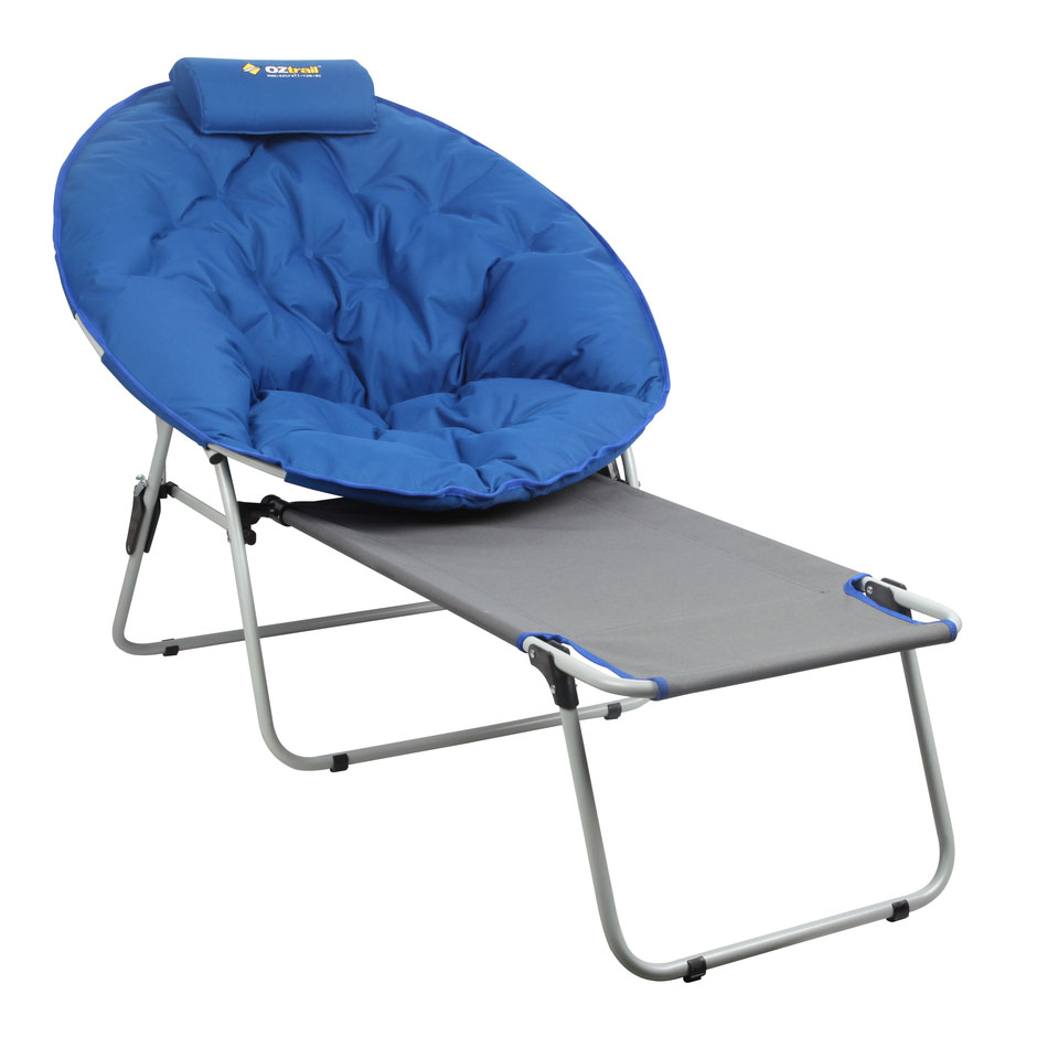 Πολυθρόνα Πτυσσόμενη Oztrail Jupiter Moon Chair With Footrest