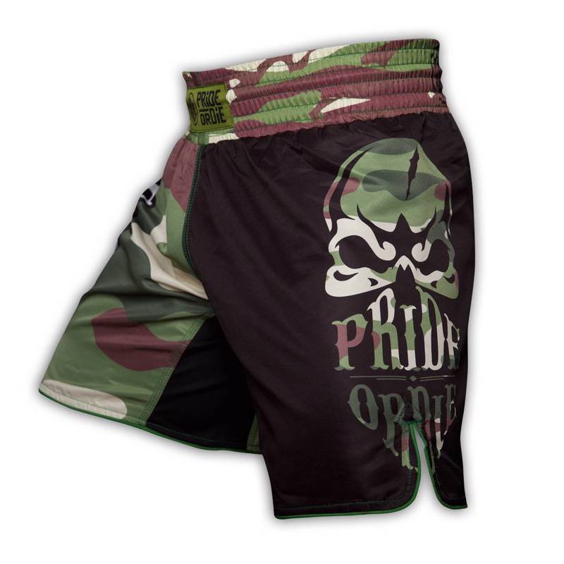 Pride Or Die Reckless Jungle MMA Shorts - Black