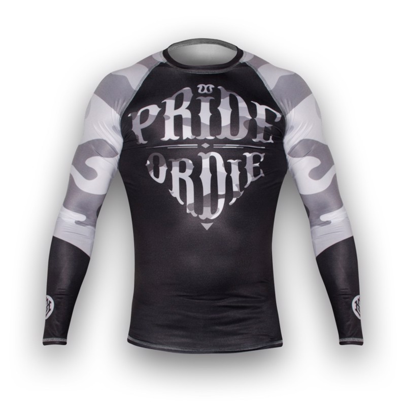 PRIDE OR DIE RECKLESS RASHGUARD - URBAN CAMO