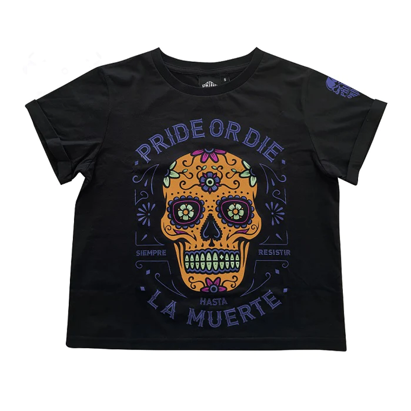 PRiDEorDiE ΓΥΝΑΙΚΕΙΟ T-Shirt HASTA LA MUERTE -black