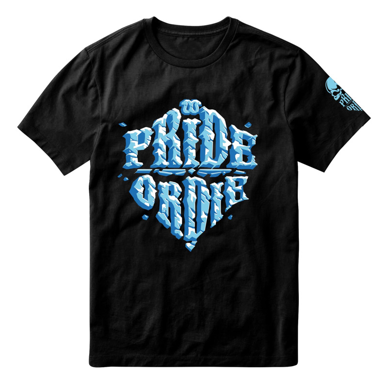 PRiDEorDiE ICE T-Shirt -black