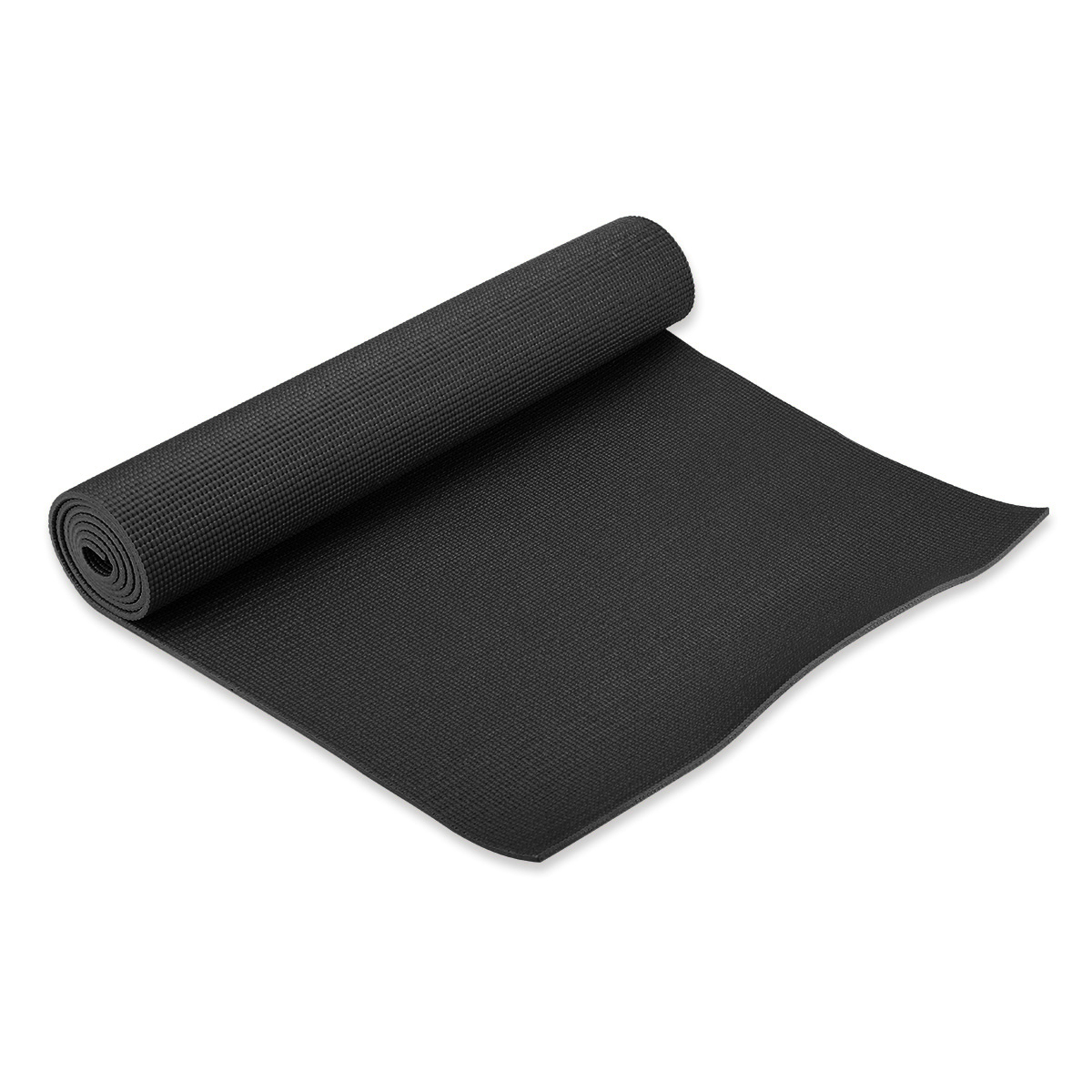 PVC Yoga Mat 6mm Μαύρο
