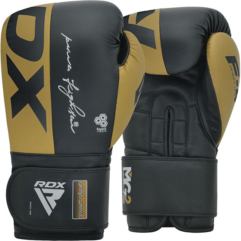 RDX F4 Boxing Gloves Black/Gold