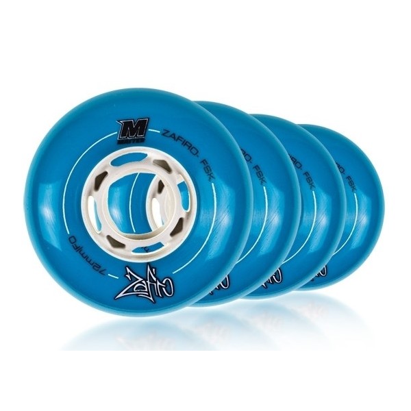 Ρόδες  InLine FreeStyle Matter Zafiro FSK 72χιλ./F0 neon navy