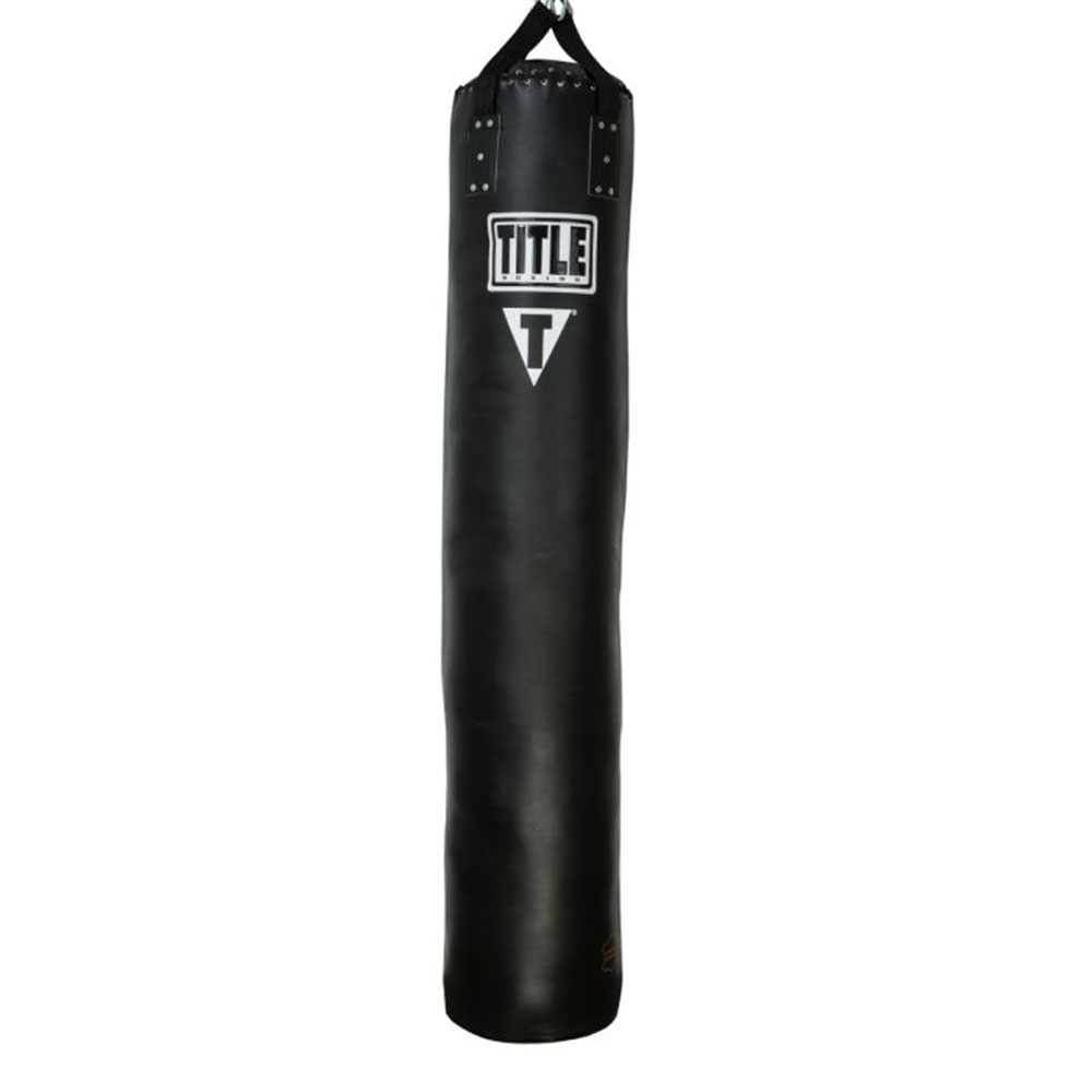 Σάκος προπόνησης δερμάτινος γεμάτος TITLE Boxing Leather Thai Heavy Bag 185cm