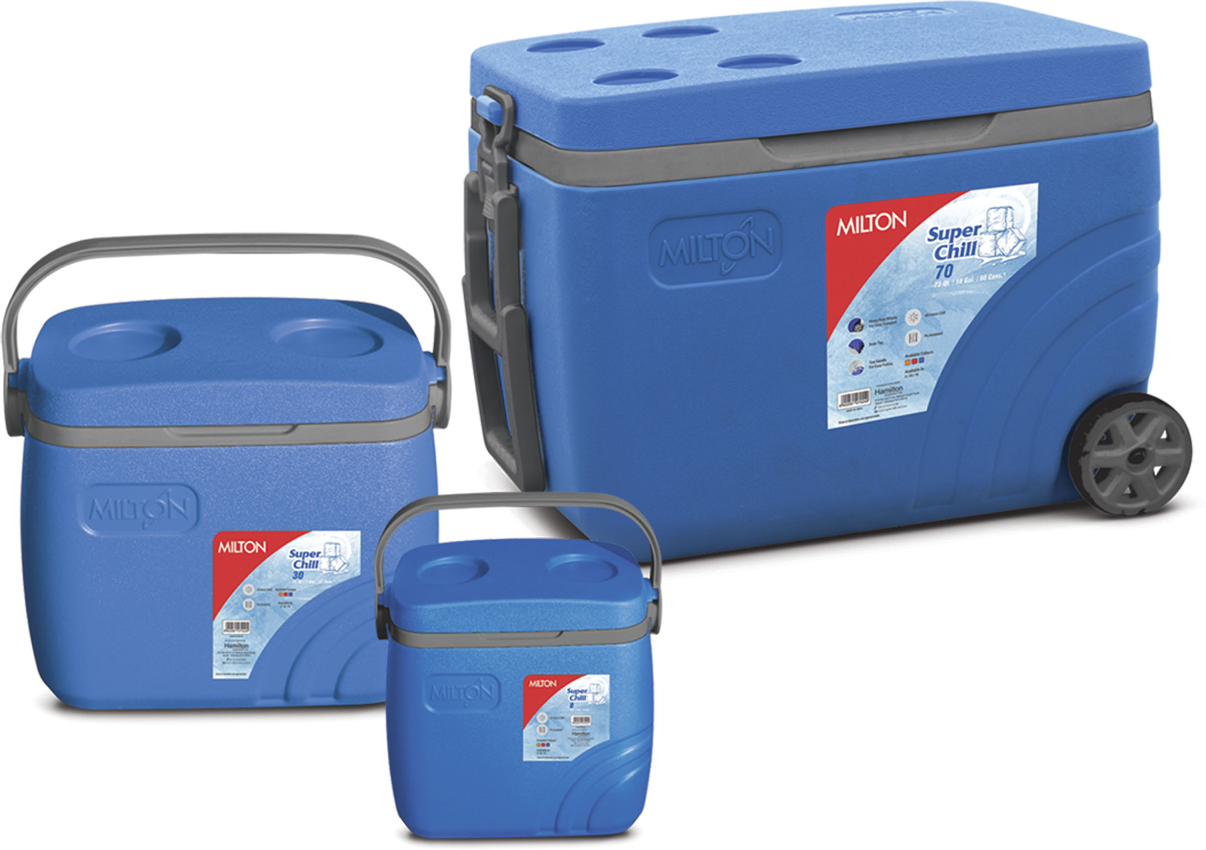 Σετ Ισοθερμικά Ψυγεία Super Chill Milton Κωδ. 13065 Μπλε