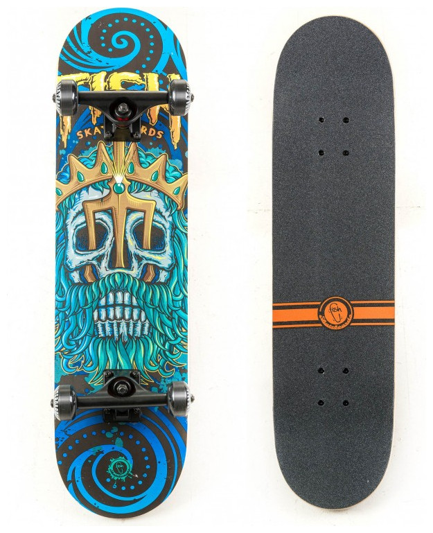 Skateboard Ξύλινο 31'' Fish Poseidon