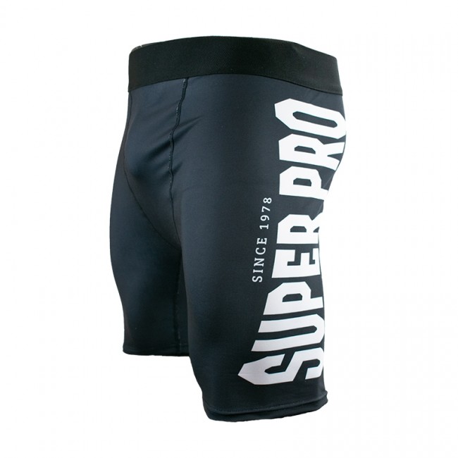 Σορτς Super Pro Combat Gear Compression  Μαύρο/Λευκό