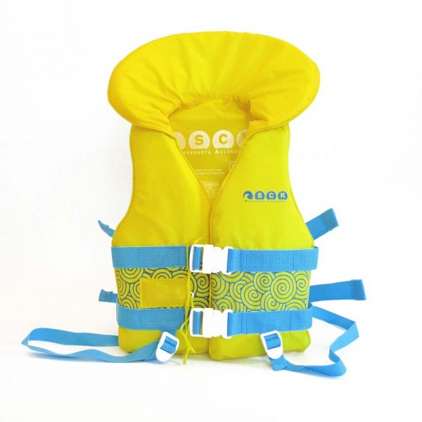 Σωσίβιο παιδικό με γιακά Κίτρινο Sck