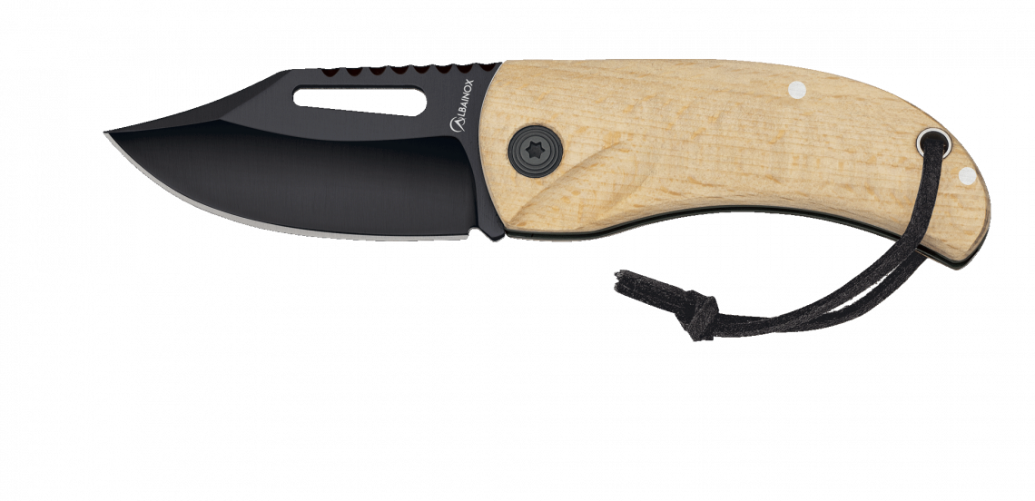 Σουγιάς 5,5cm Albainox Κωδ. 18828 Natural wood/black