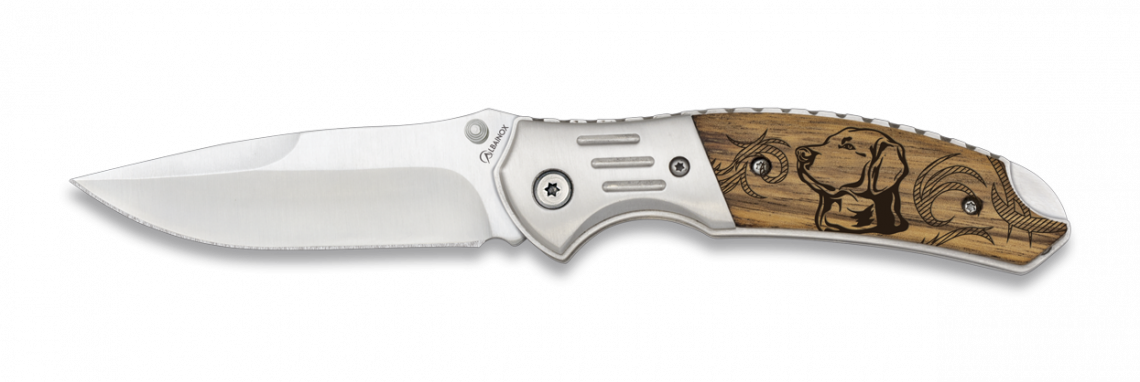 Σουγιάς Albainox Hunting Zebra Σκύλος