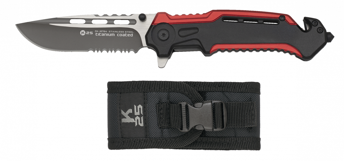 Σουγιάς Κ25 Κωδ. 9020081741 Μαύρο/Κόκκινο