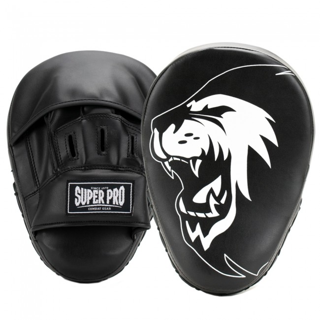 Στοχοι Super Pro Combat Gear Handpads Curved PU Μαύρο/Λευκό