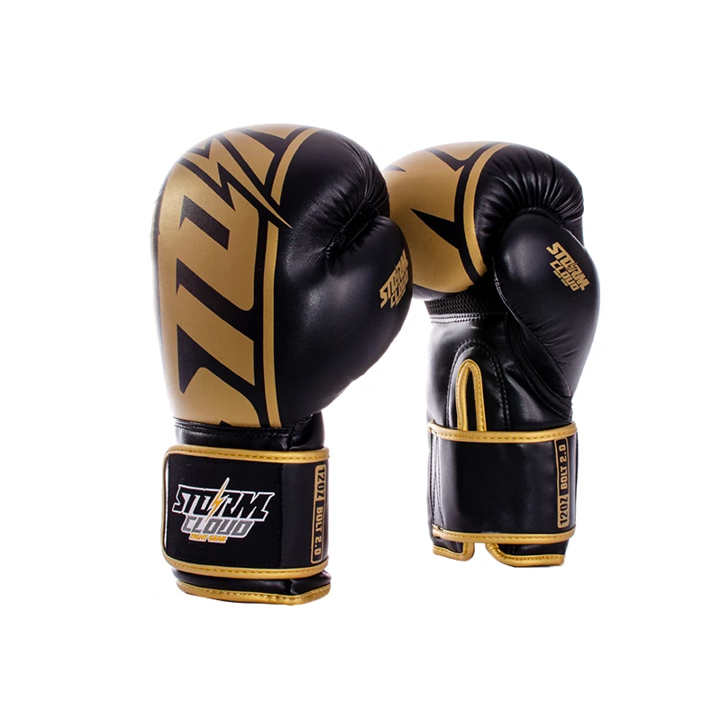 StormCloud Bolt 2 Boxing gloves - black/gold