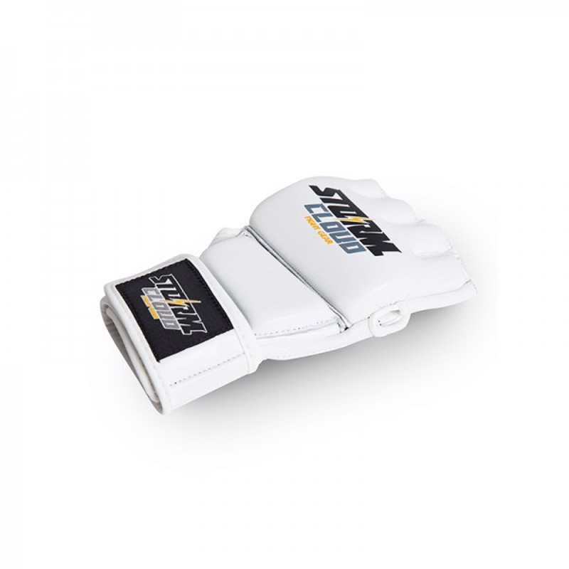 Stormcloud hurricane MMA Gloves - white