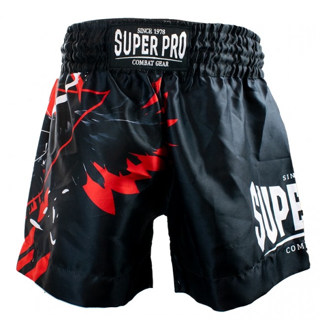 Super Pro Combat Gear Thai Short Raven