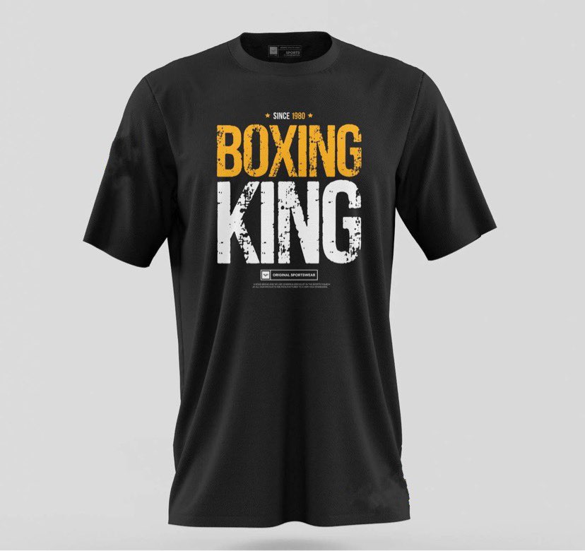 T-shirt Boxing boxing king black