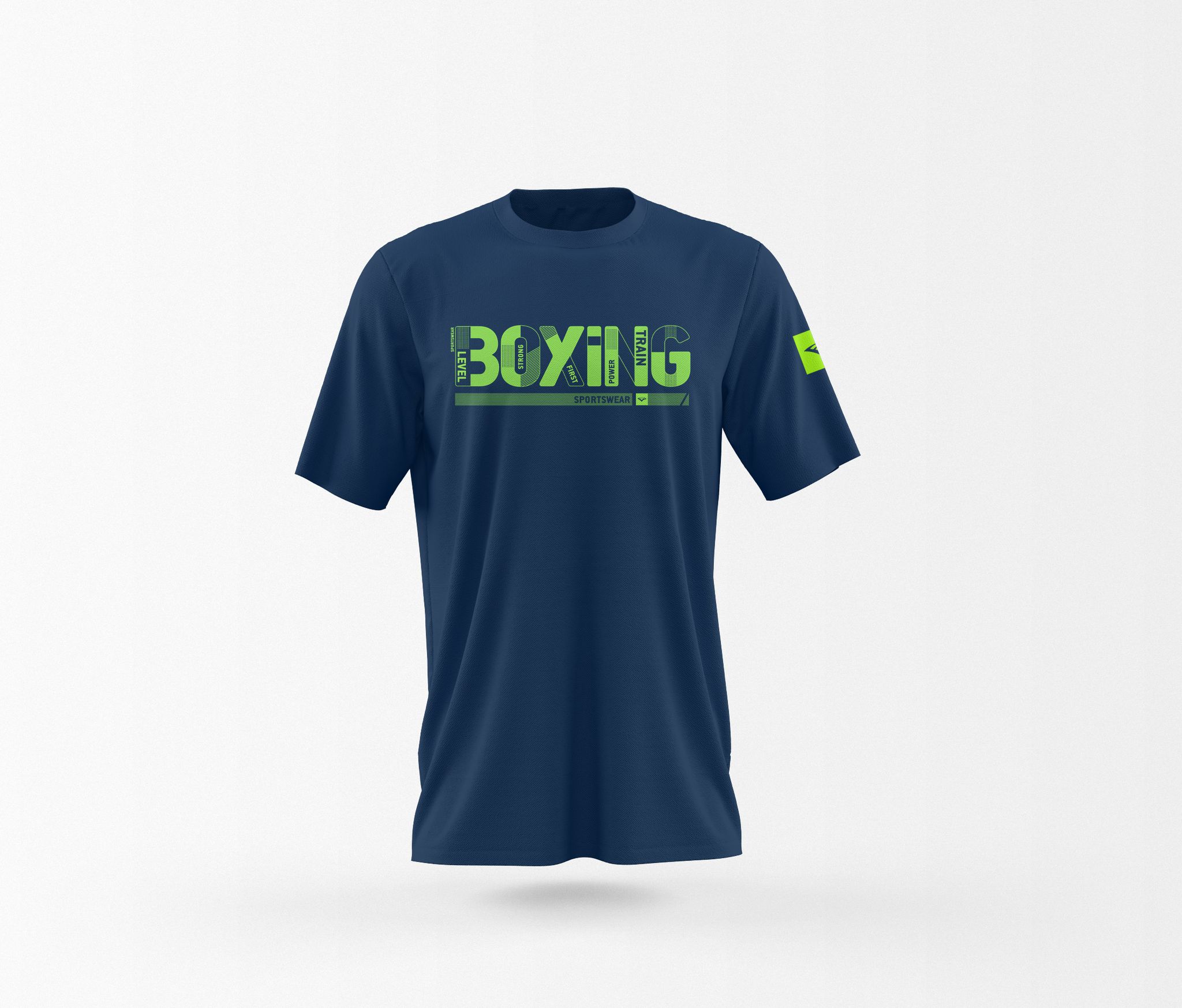 T-shirt Boxing kick Blue