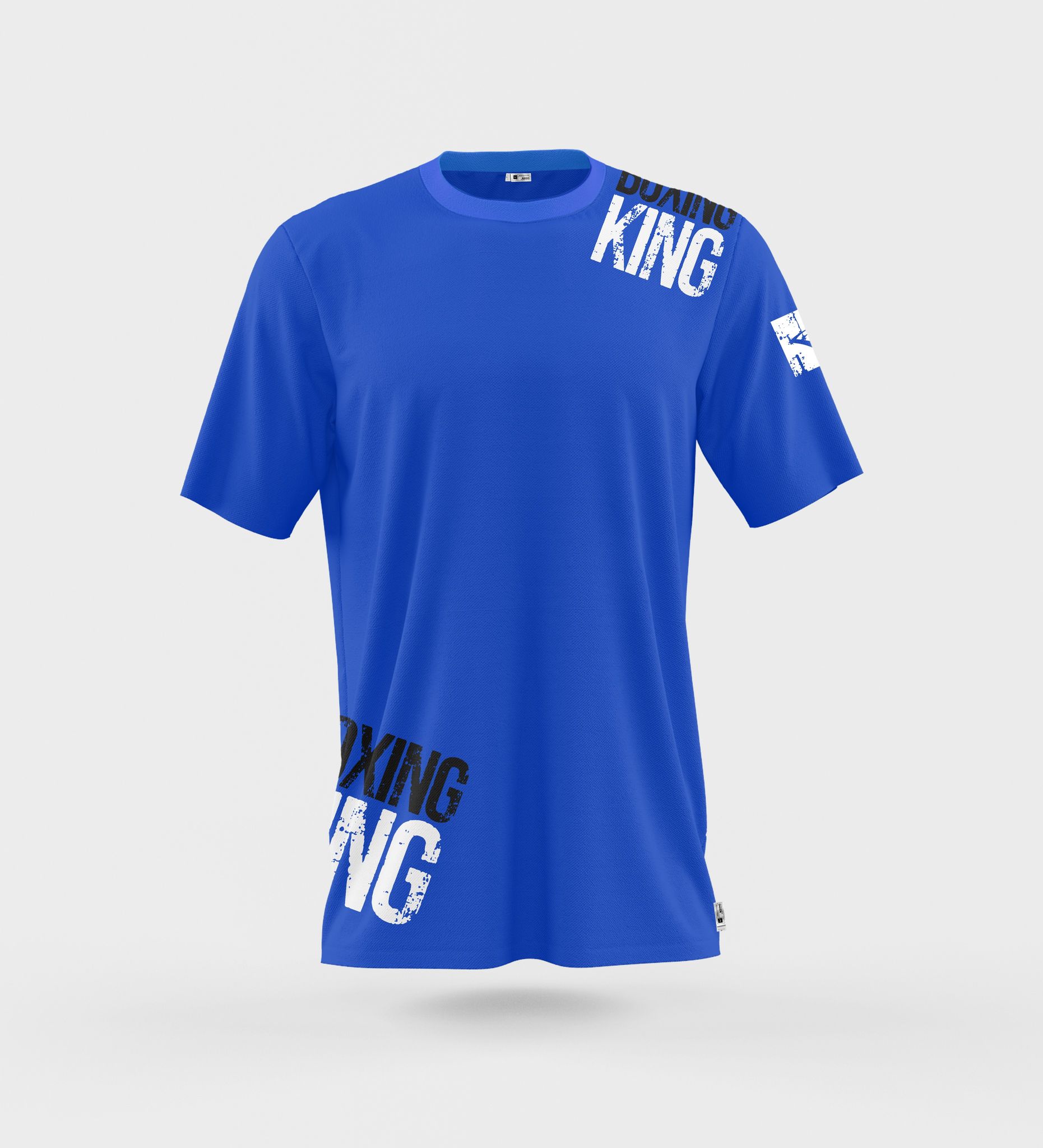 T-SHIRT BOXING KING ΜΠΛΕ