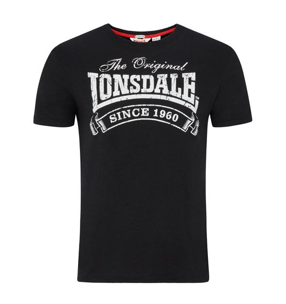 T-SHIRT Lonsdale Ανδρικό Martock - Black