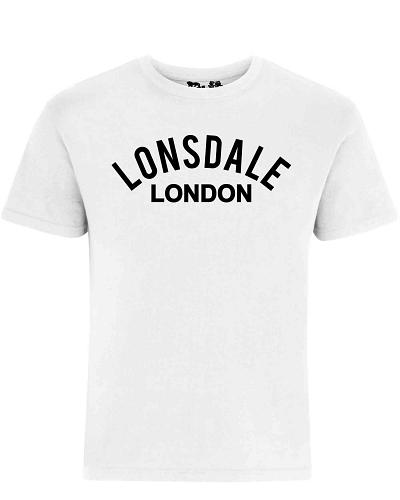 T-Shirt Lonsdale Bradfield Λευκό
