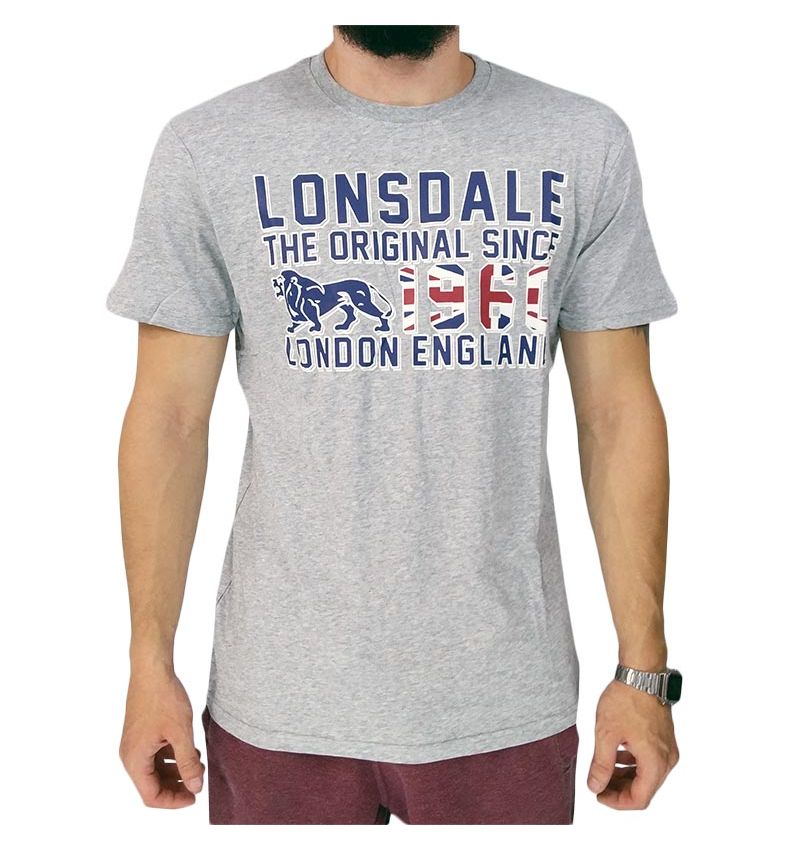 T-Shirt Lonsdale Kettering Grey Marl