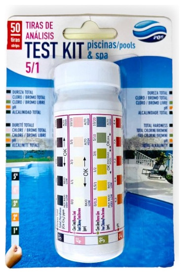 Test Strips Μέτρησης 5in1 PQS