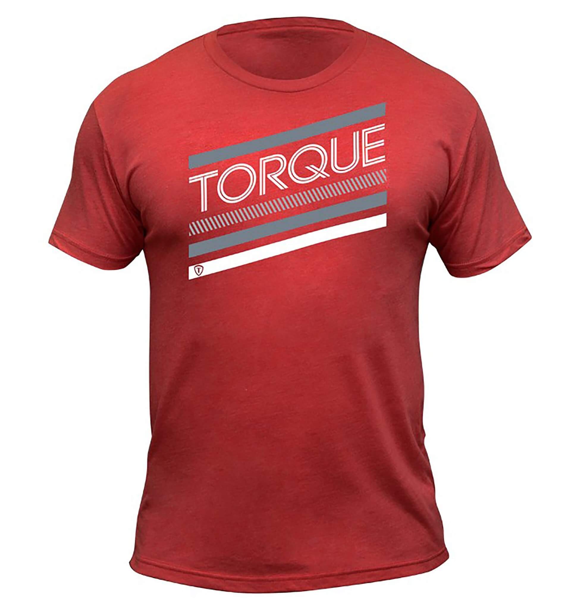 Torque Stacked T-shirt Red