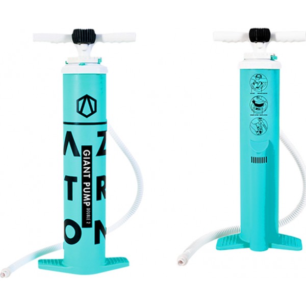 Τρόμπα GIANT διπλής ενέργειας με μανόμετρο AC-PU301 (Aztron)