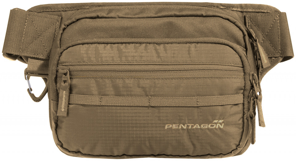 Τσαντάκι Μέσης Με Θήκη Όπλου Pentagon Runner 0.94lt Coyote