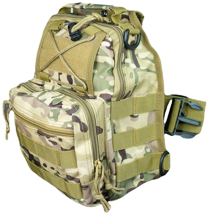 Τσαντάκι Πλάτης/Στήθους One Strap Mijo 10Lt Camo Woodland