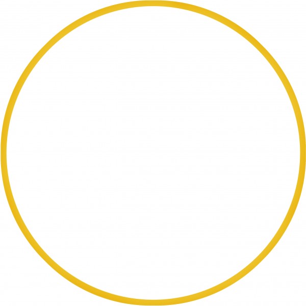 Χούλα-Χουπ 60cm - Φ18mm - 120gr, Κίτρινο Amila 48014