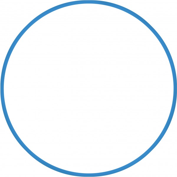 Χούλα-Χουπ 70cm - Φ19mm - 230gr, Μπλε Amila 48159