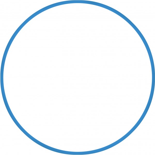 Χούλα-Χουπ 76cm - Φ18mm - 185gr, Μπλε Amila 48160