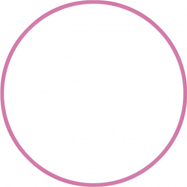 Χούλα Χουπ HQ 80cm - Φ19mm - 330gr, Ροζ Amila 98816