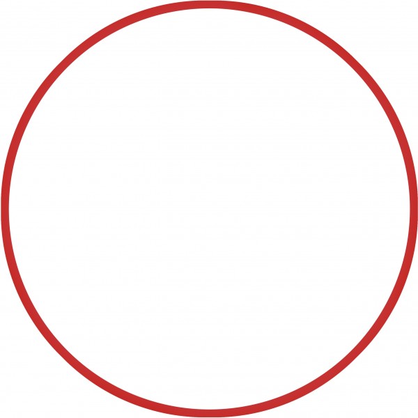 Χούλα Χουπ Κόκκινο 76cm Φ18mm 185gr, Amila 48162