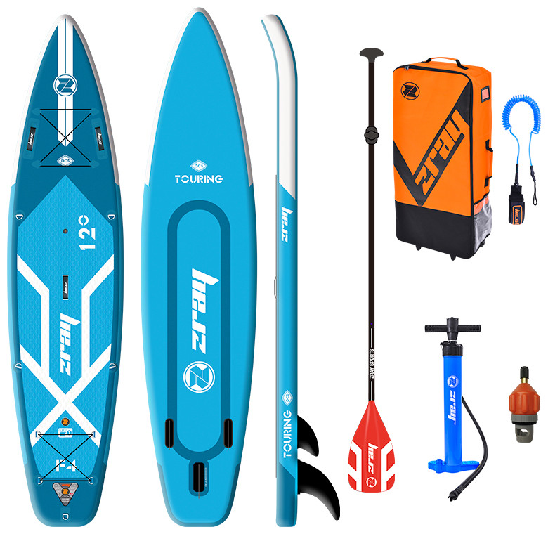 Zray Φουσκωτή σανίδα SUP Fury 12' με διπλό αεροθάλαμο και mast-base - πακέτο